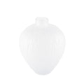 Elegant white Glass Vase
