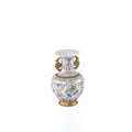 Hand-Painted Porcelain Vase with Golden