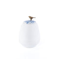 Vintage Table Decor  With Lid & Handle Bird