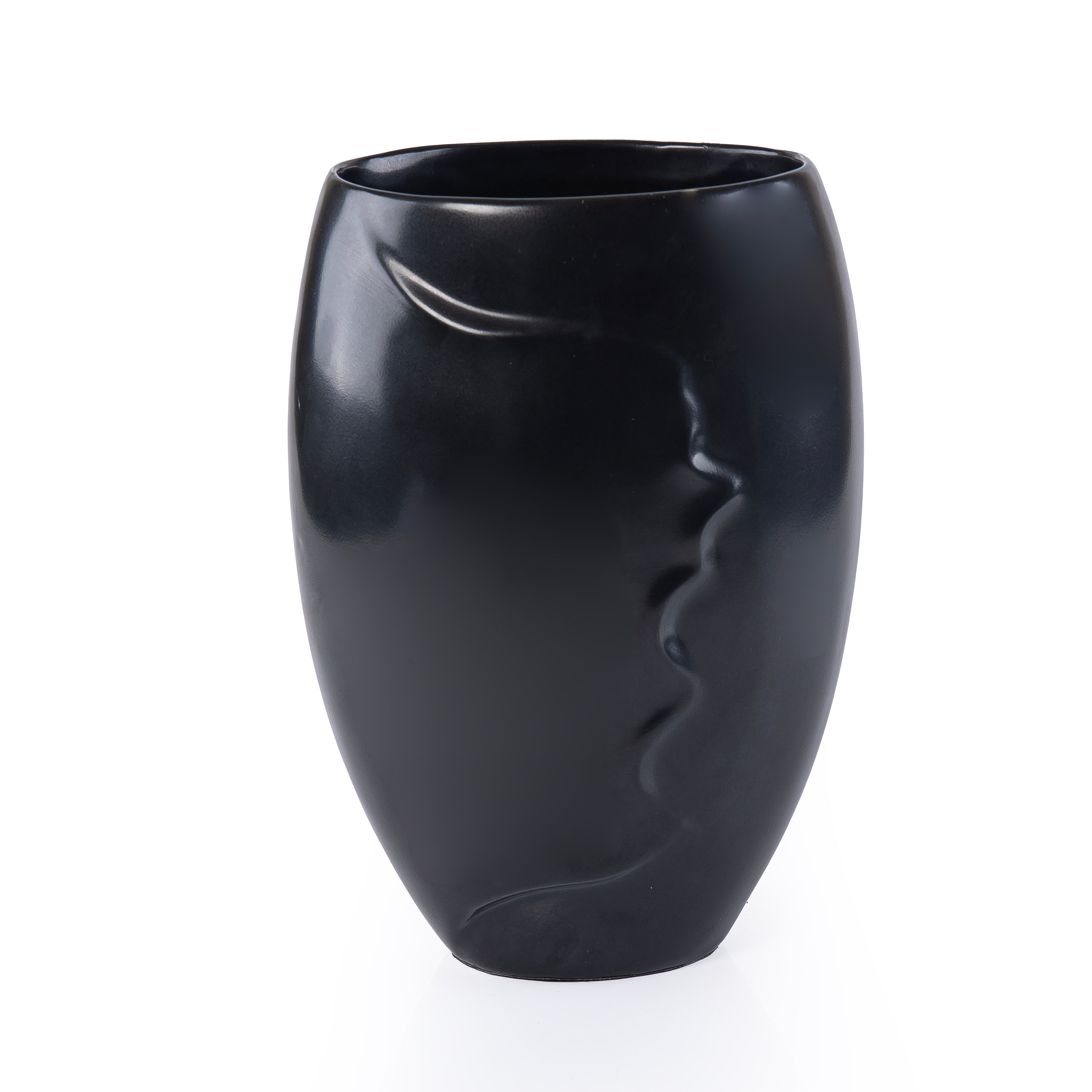 Black Ceramic Vase