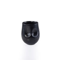 Black Ceramic Vase