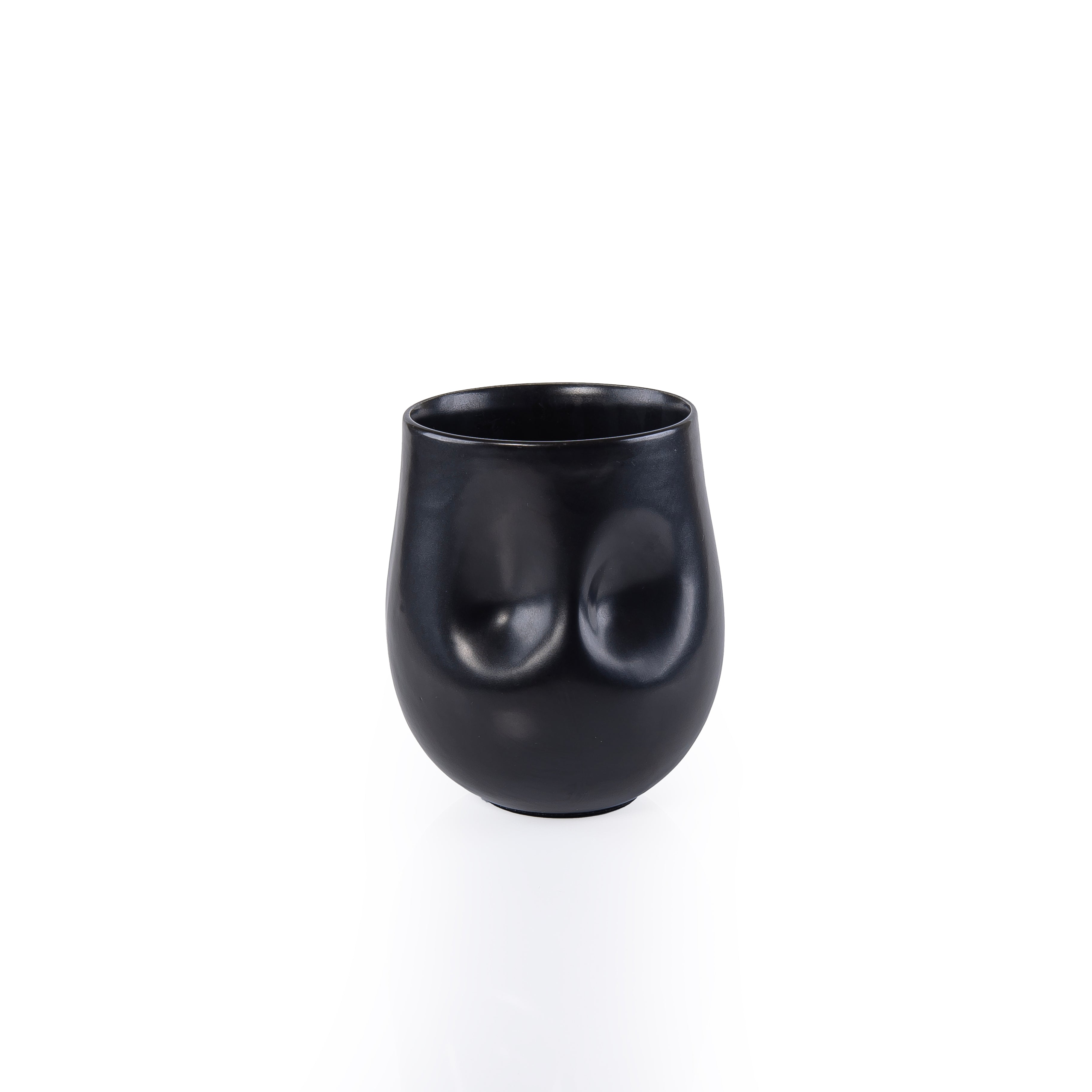 Black Ceramic Vase