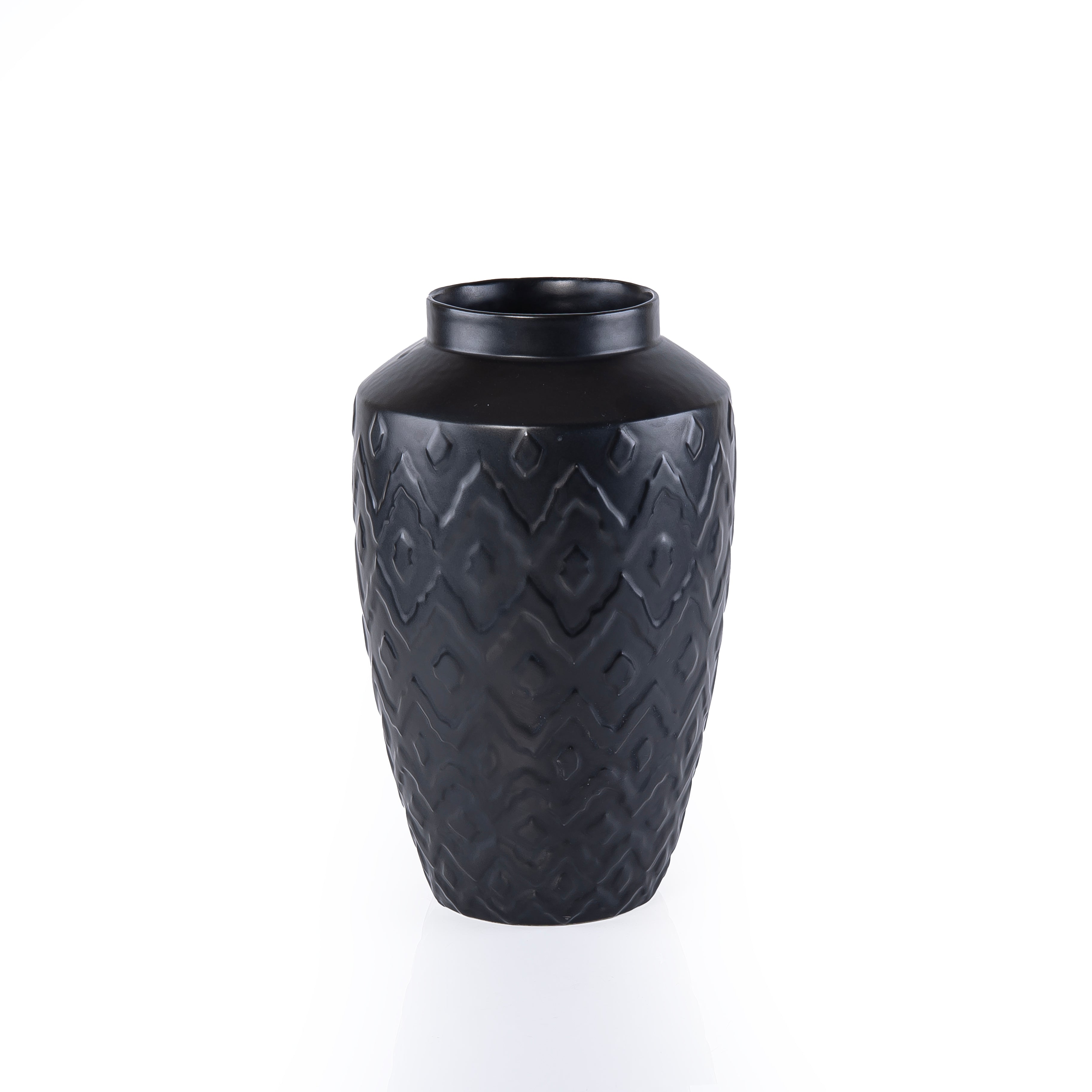 Black Ceramic Vase