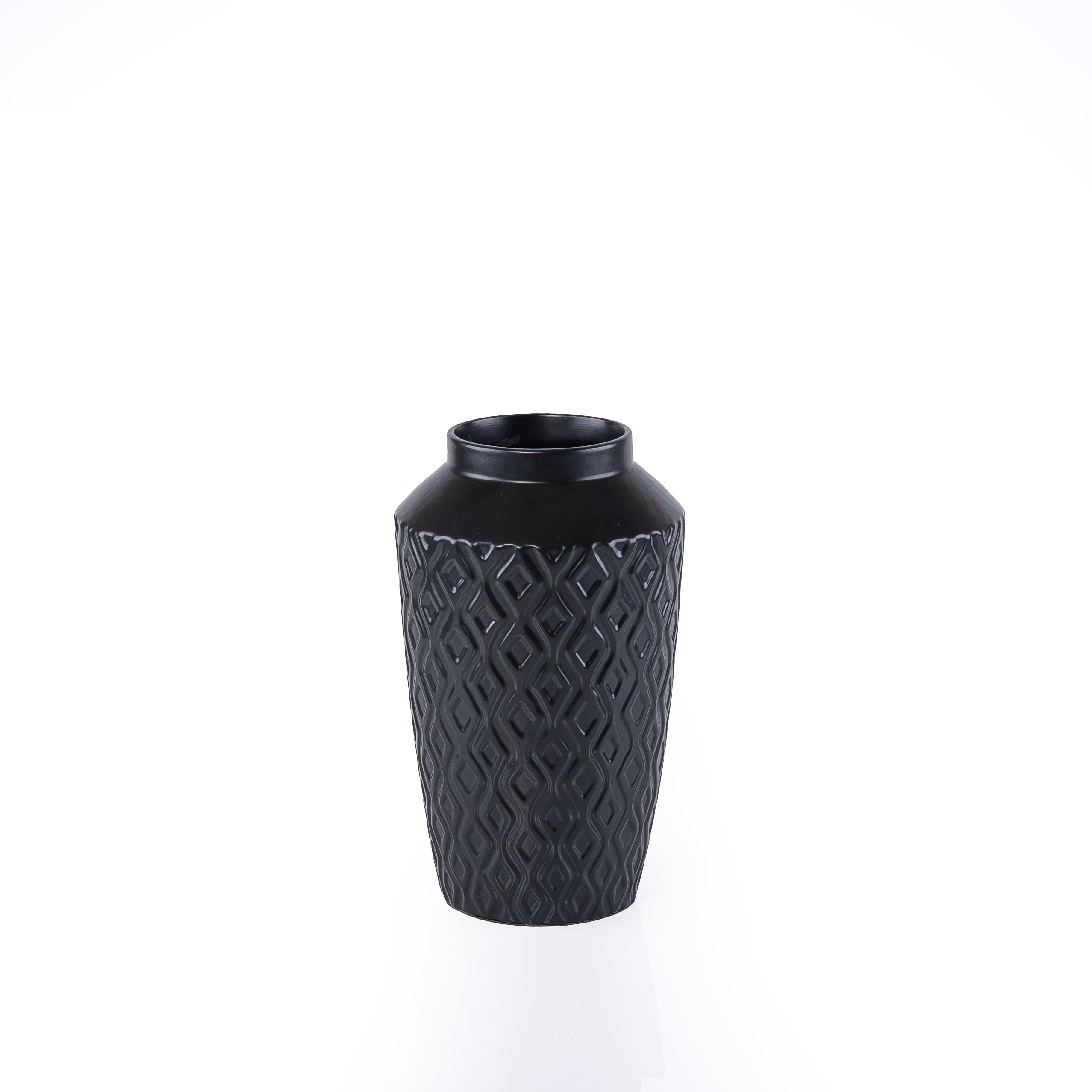 Black Ceramic Vase