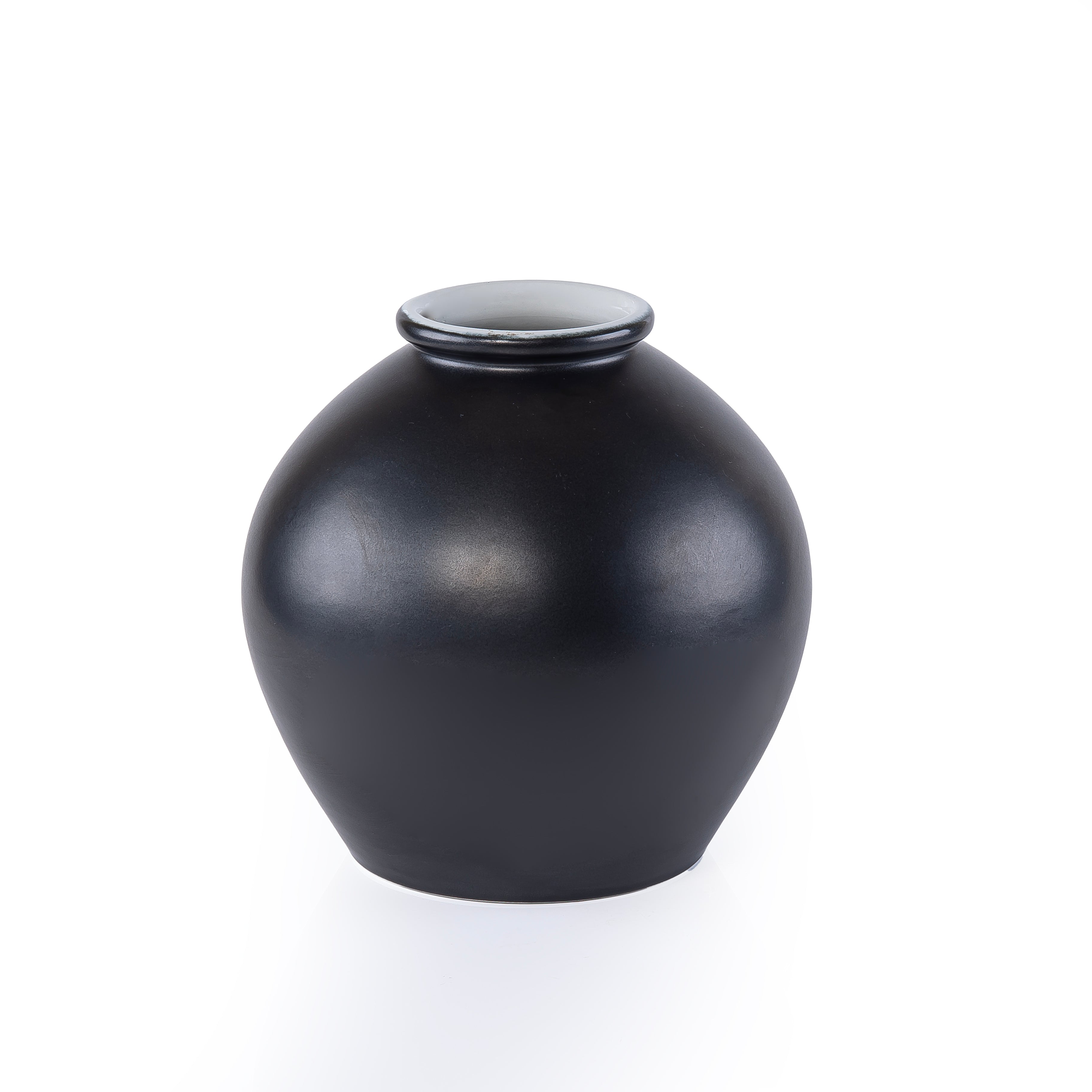 Black Ceramic Vase