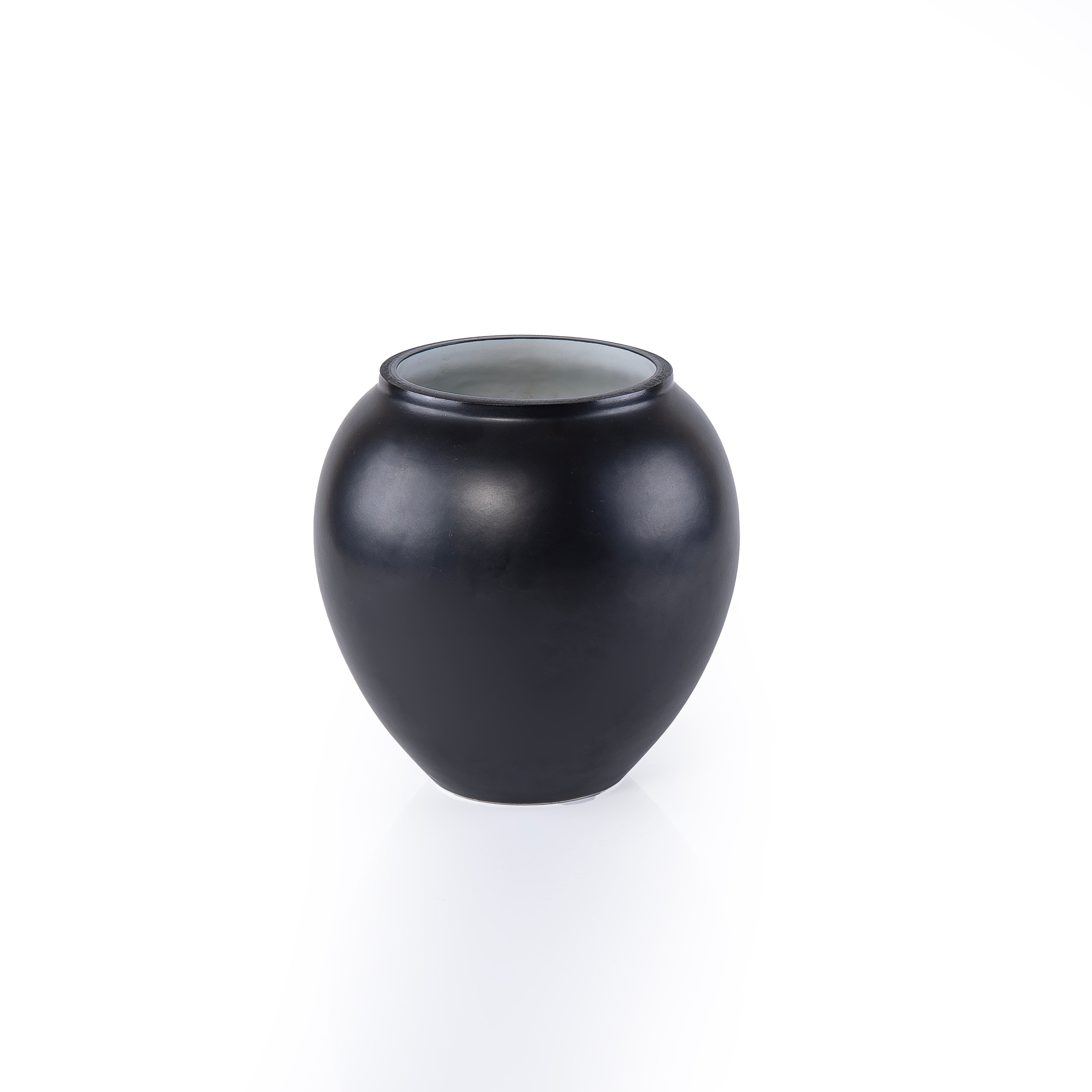 Black Ceramic Vase