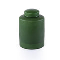 Ceramic Vase with Lid - Green