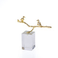 Metal & Glass Decorative Stand