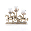 Candle Holder with Metal Base