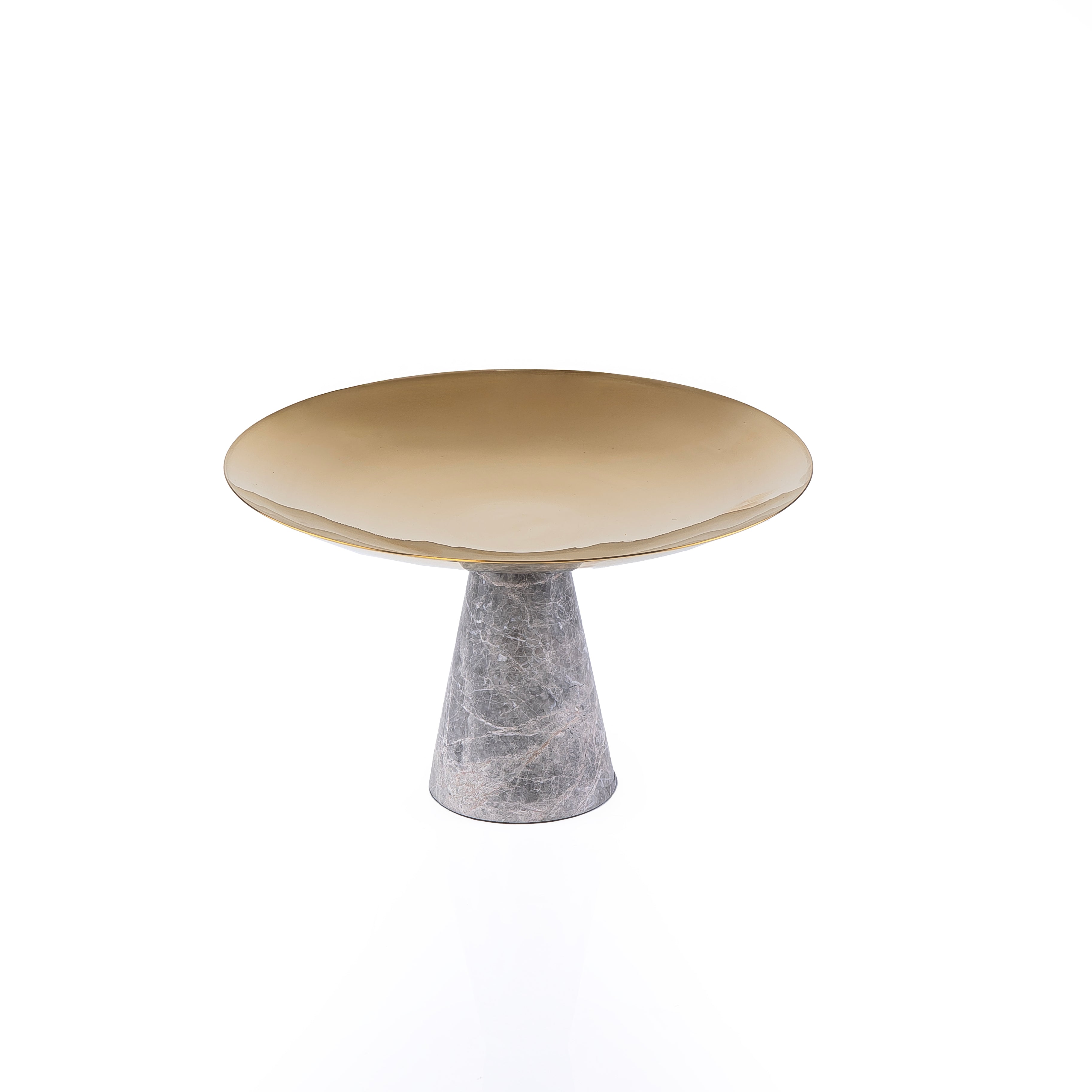Golden Pedestal Decorative Stand