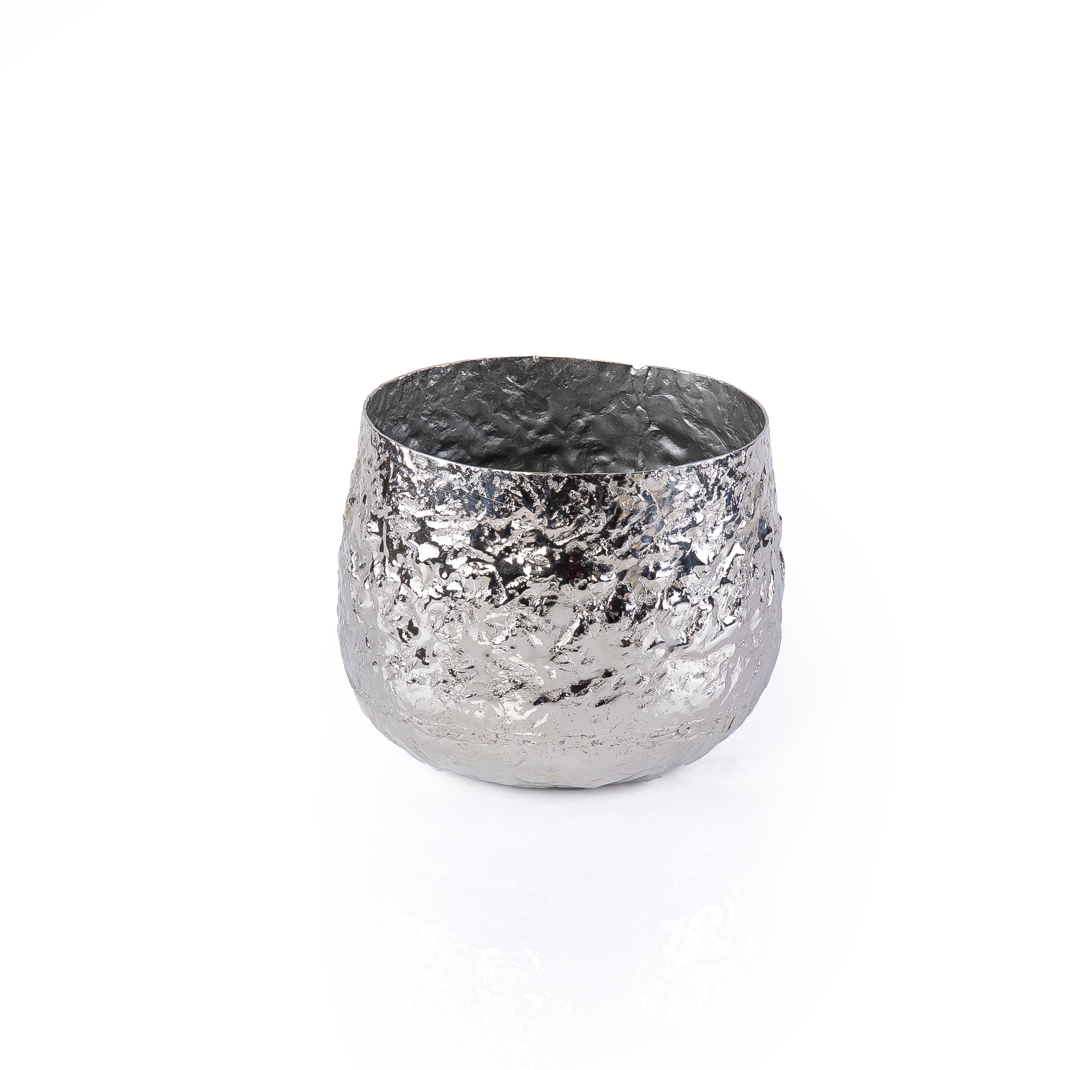 Silver Decorative Metal Planter