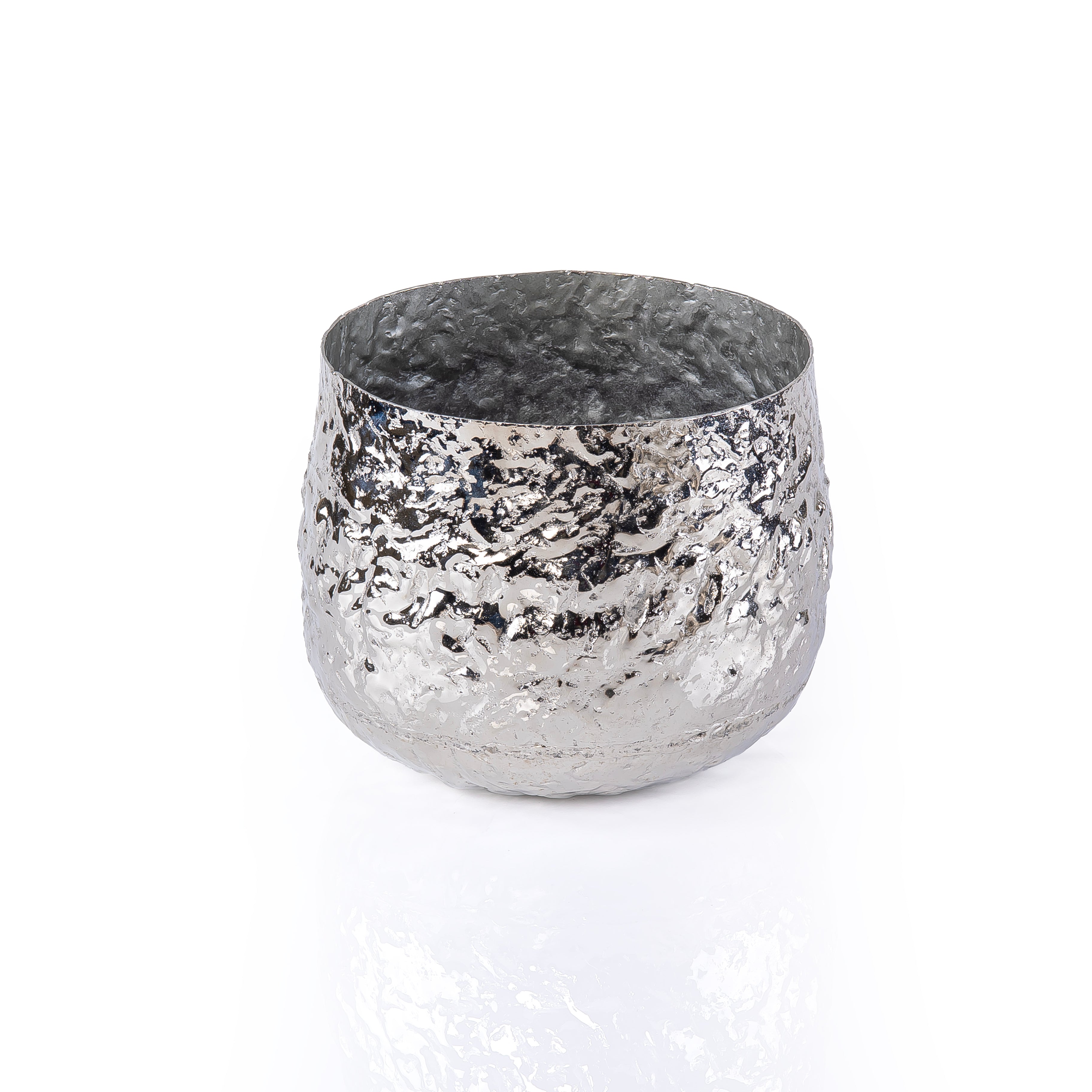 Silver Decorative Metal Planter