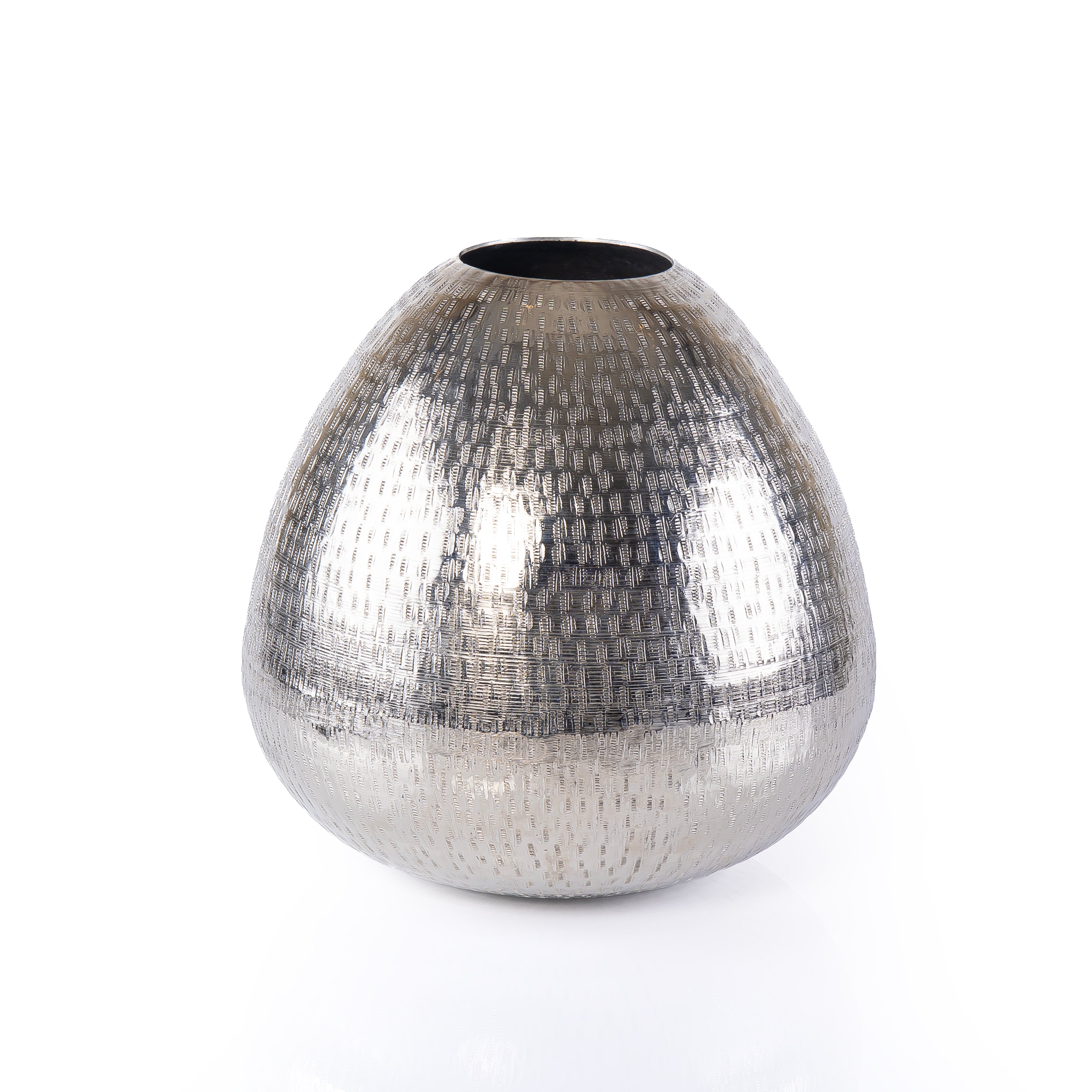 Silver Metal Planter