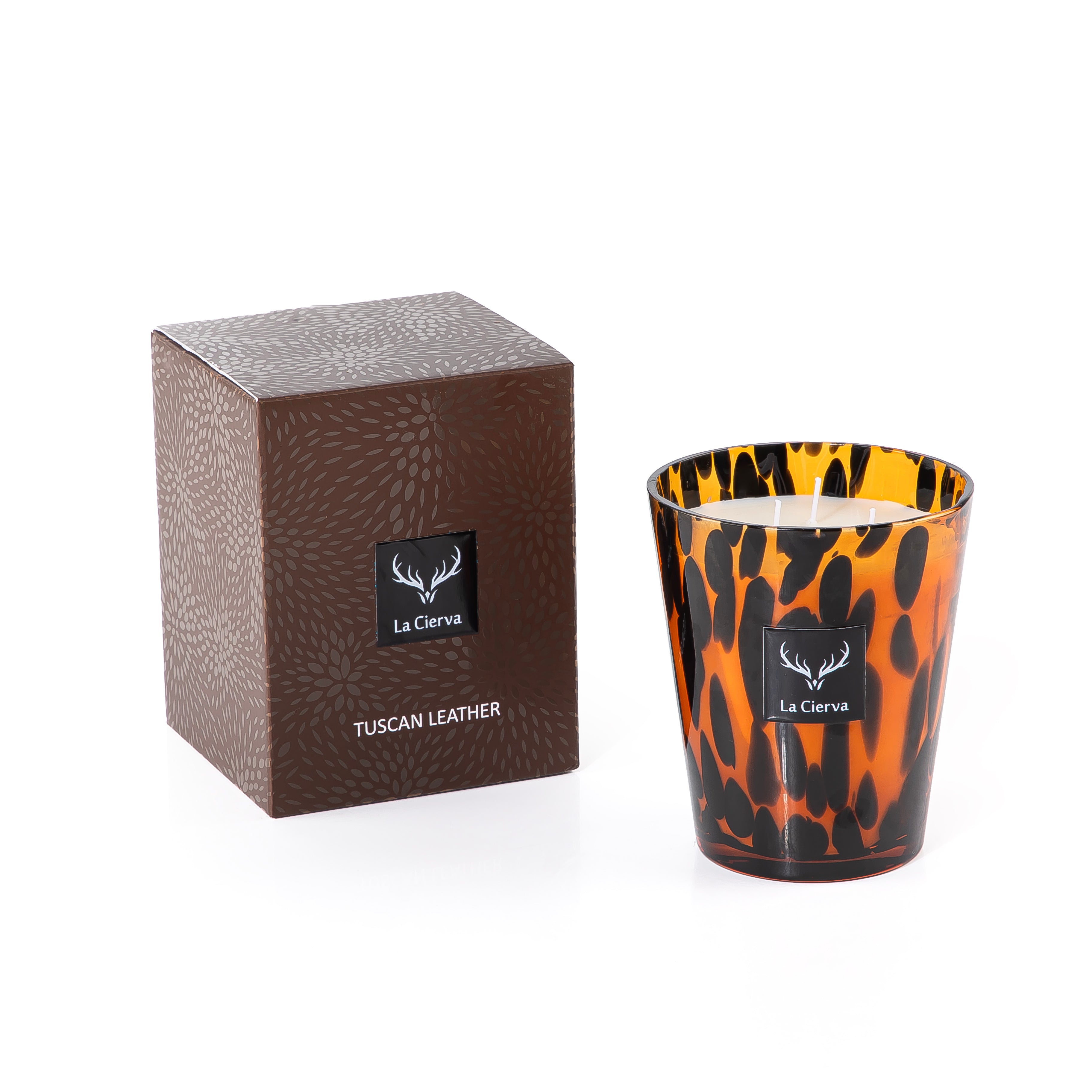 Tuscan leather Scented Candle - Amber from la cierva 900g