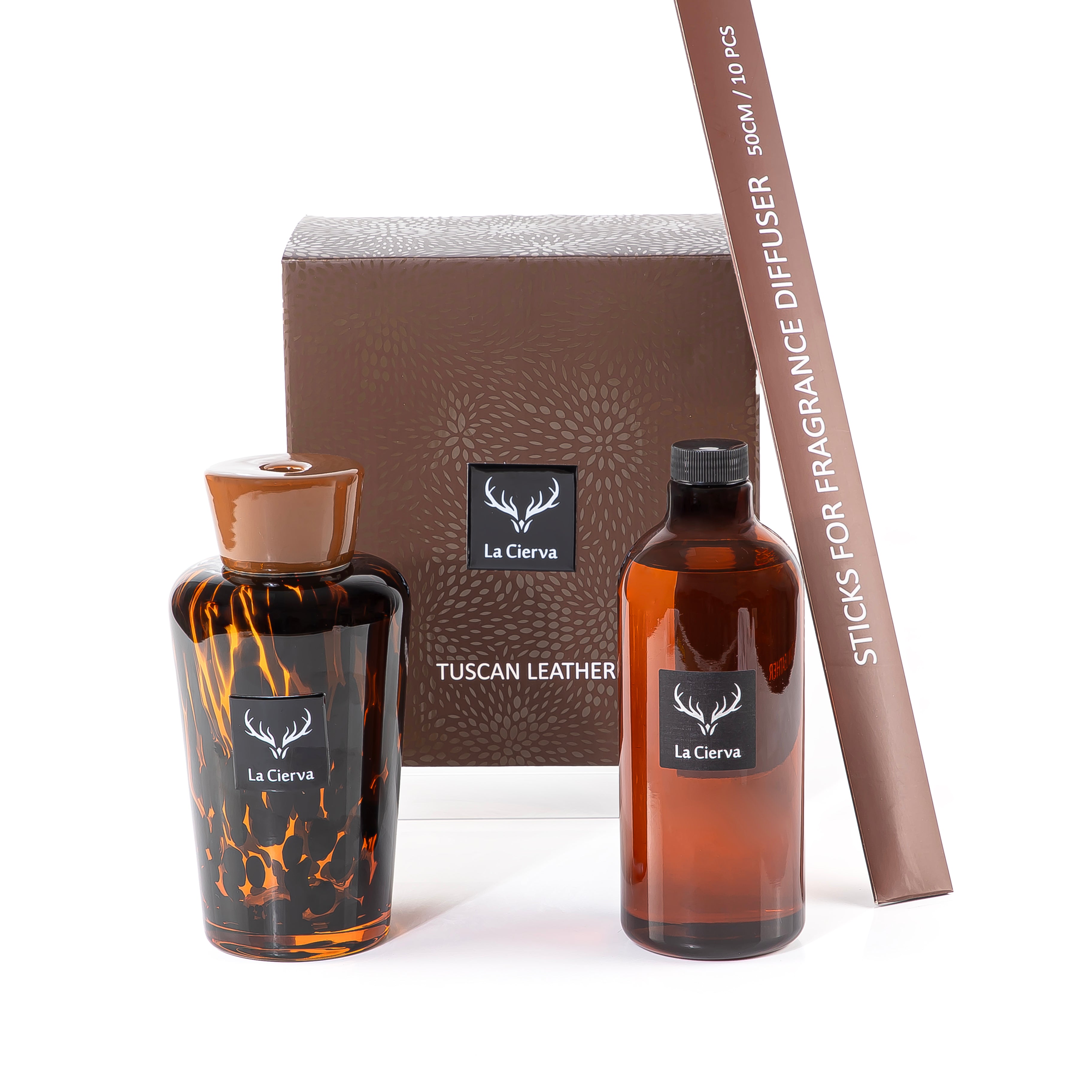 Tuscan leather Diffuser - from la cierva 950 ml