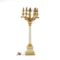 Classical Crystal Floor Lamp - Gold