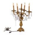 Classical Crystal Table Lamp - Gold