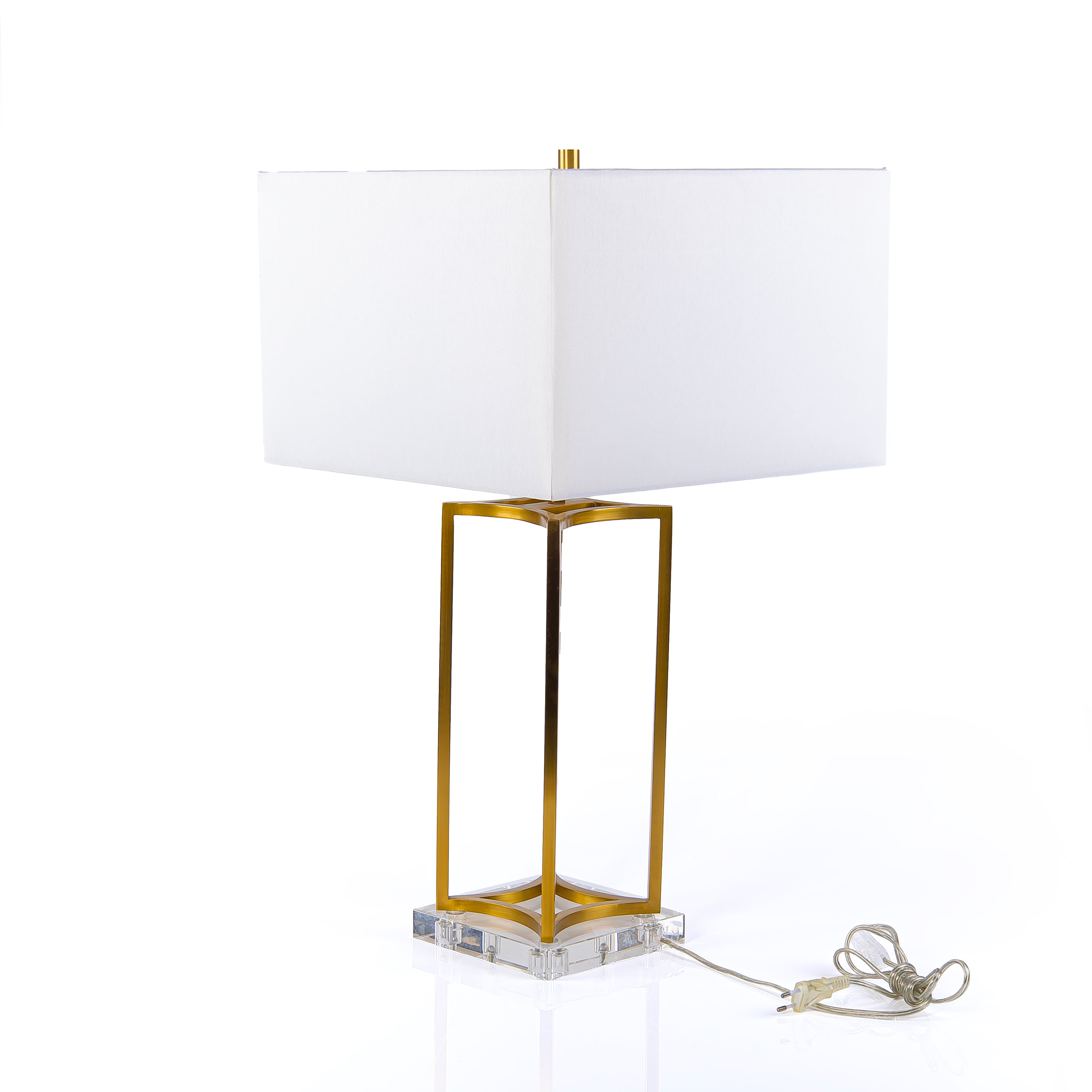 Modern Gold Frame Table Lamp