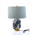 Modern Marble & Gold Table Lamp
