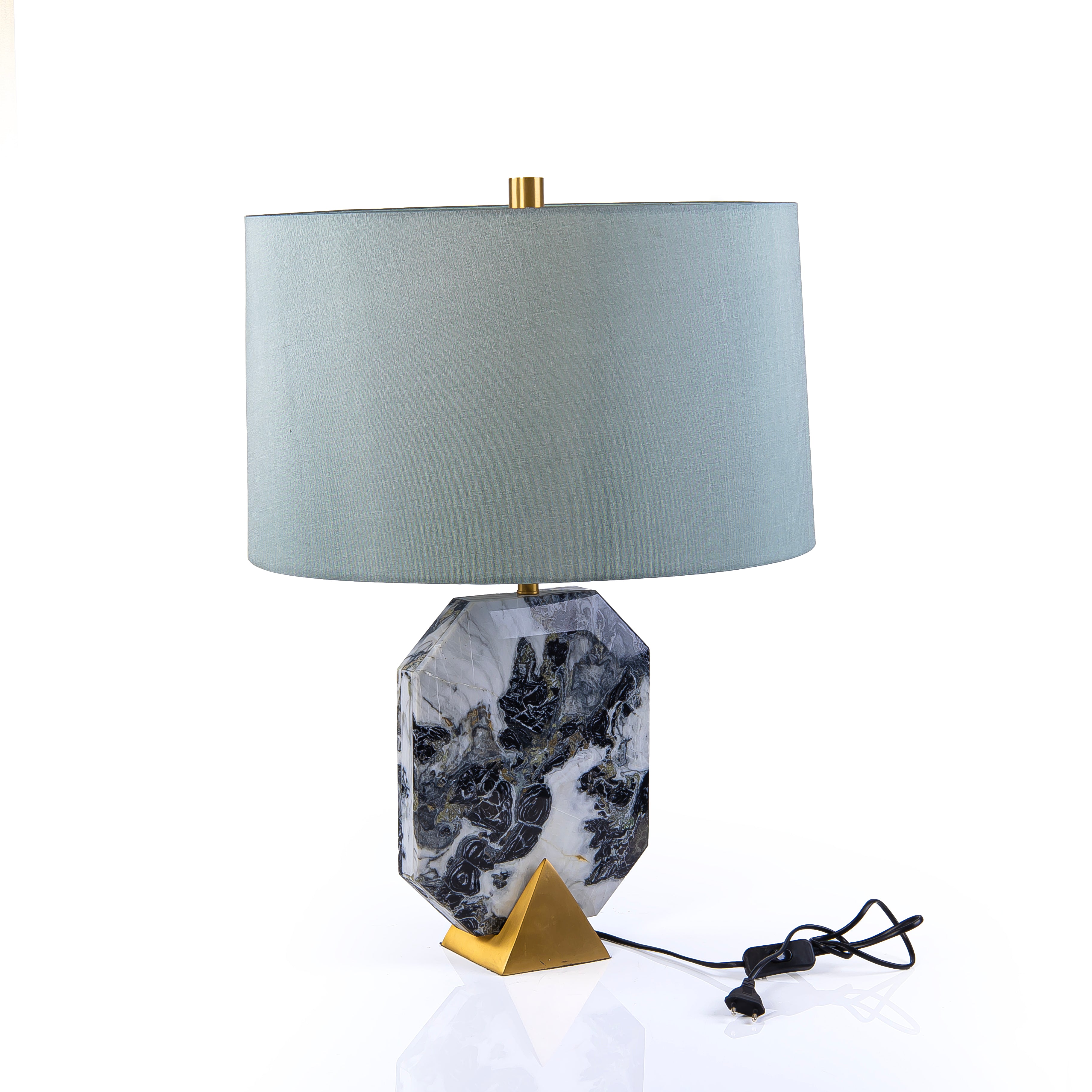 Modern Marble & Gold Table Lamp