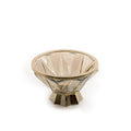 Metal and Glass Bowl