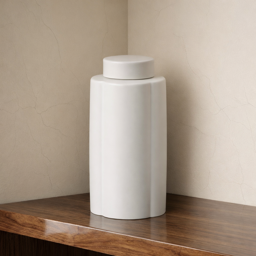 Large Ceramic Jar with Lid
