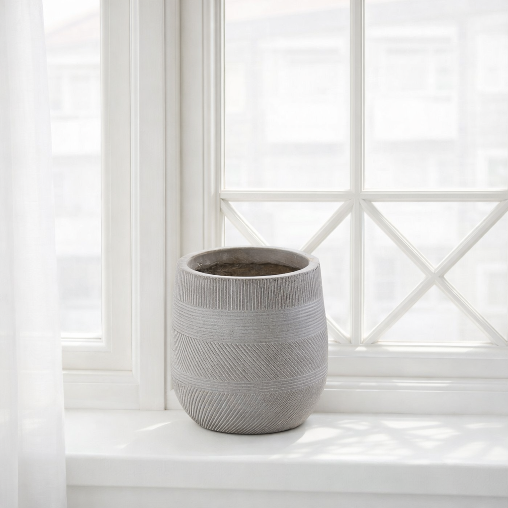 Ceramic Planter - Grey