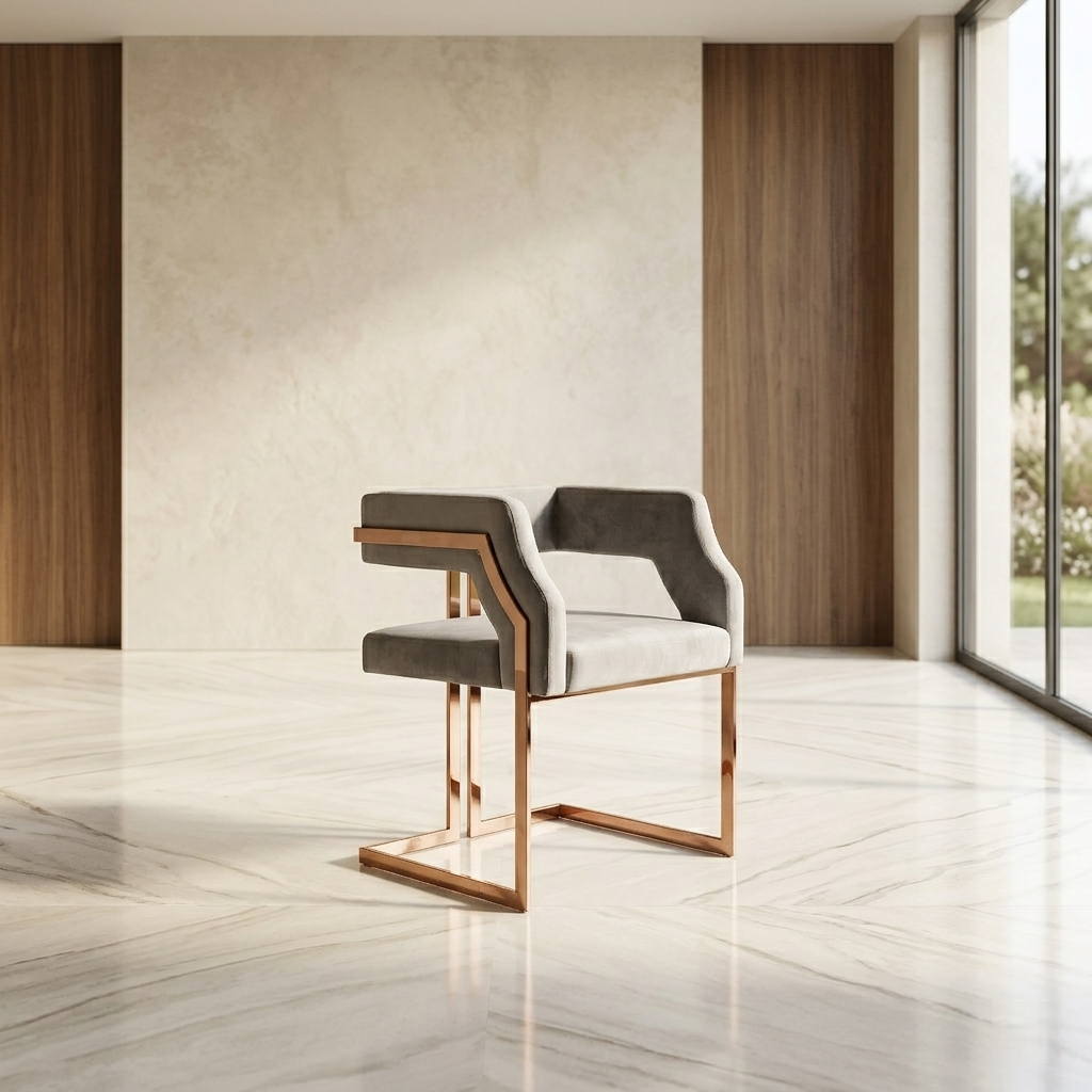 Modern Upholstered Velvet Accent Chair