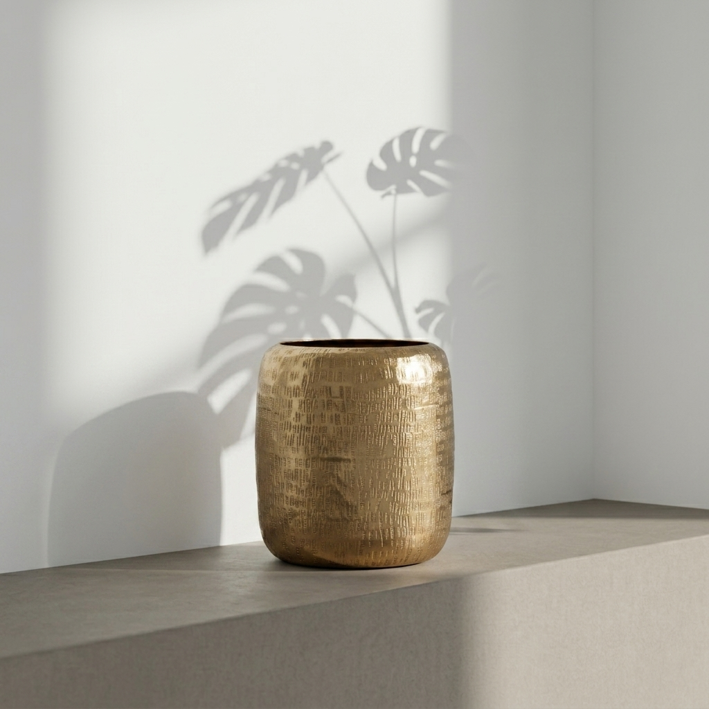 Elegant Metal Planter – A Modern Touch for Your Space