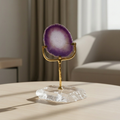 Amethyst Geode Craft Décor