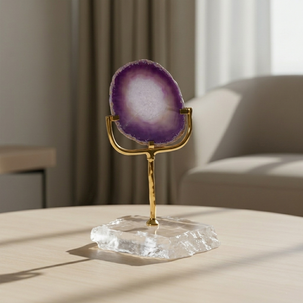 Amethyst Geode Craft Décor