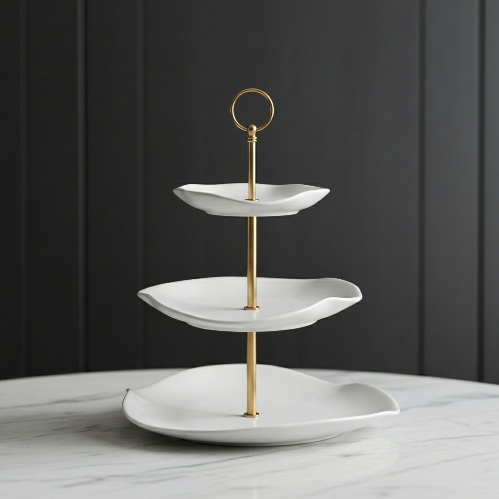 Elegant 3-Tier Serving Stand