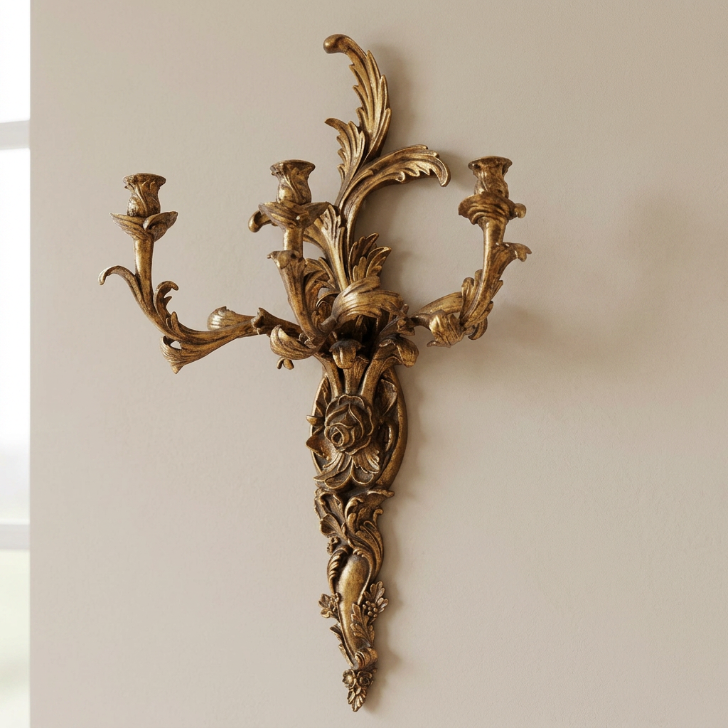 Ornate Antique Candle Holder