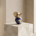 Globe-shaped desk decoration piece