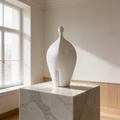 White Ceramic Sculpture