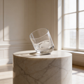 Tilted Glass Tumbler