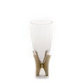 Glass and Metal Vase - Small