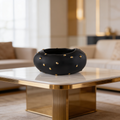 Ceramic Decoration Vase with Gold Dots