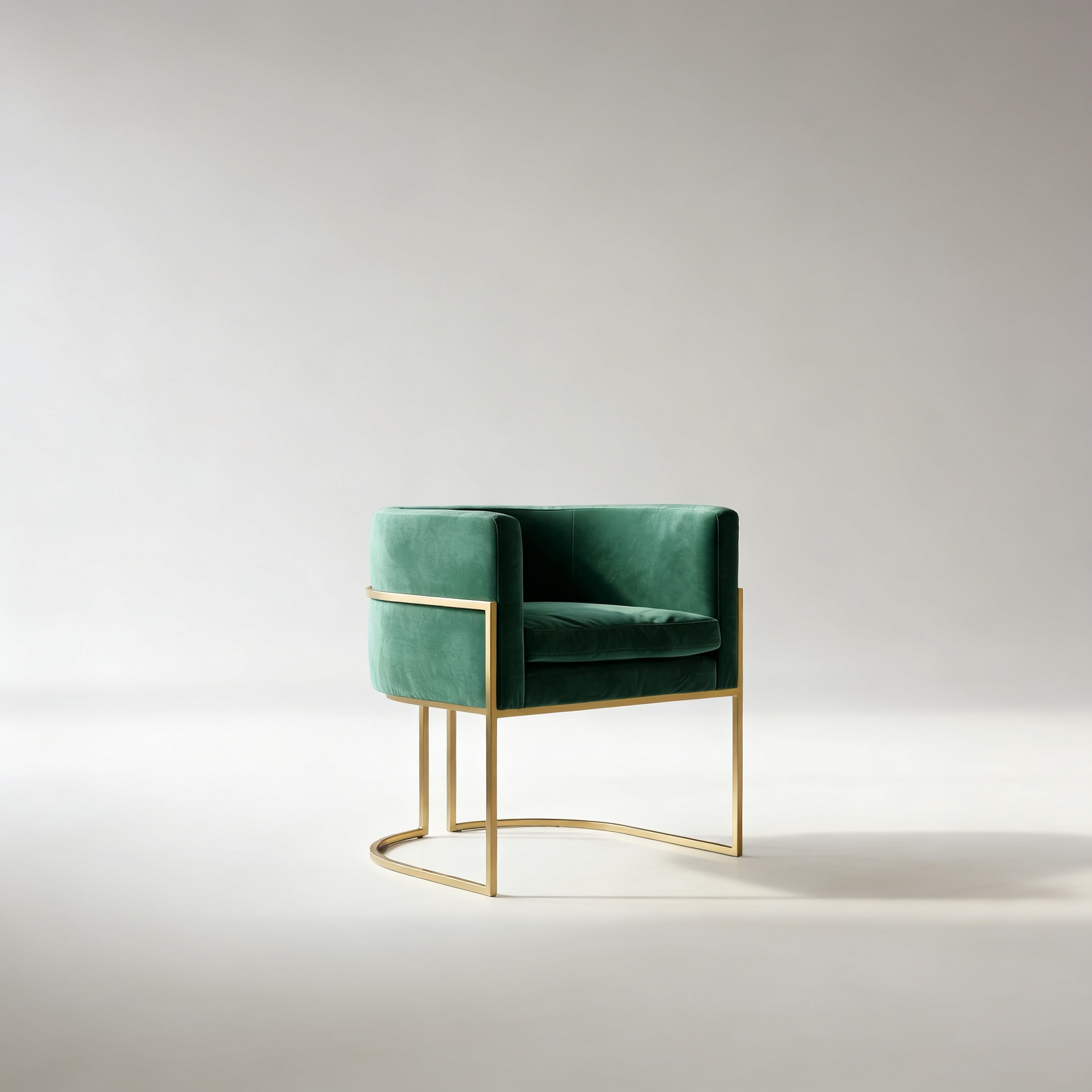 Modern Upholstered Velvet Accent Chair