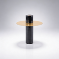 End Table Black Marble Decoration